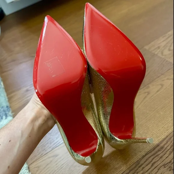 New! Kate 100 metallic leather pumps - Picture 12 of 12